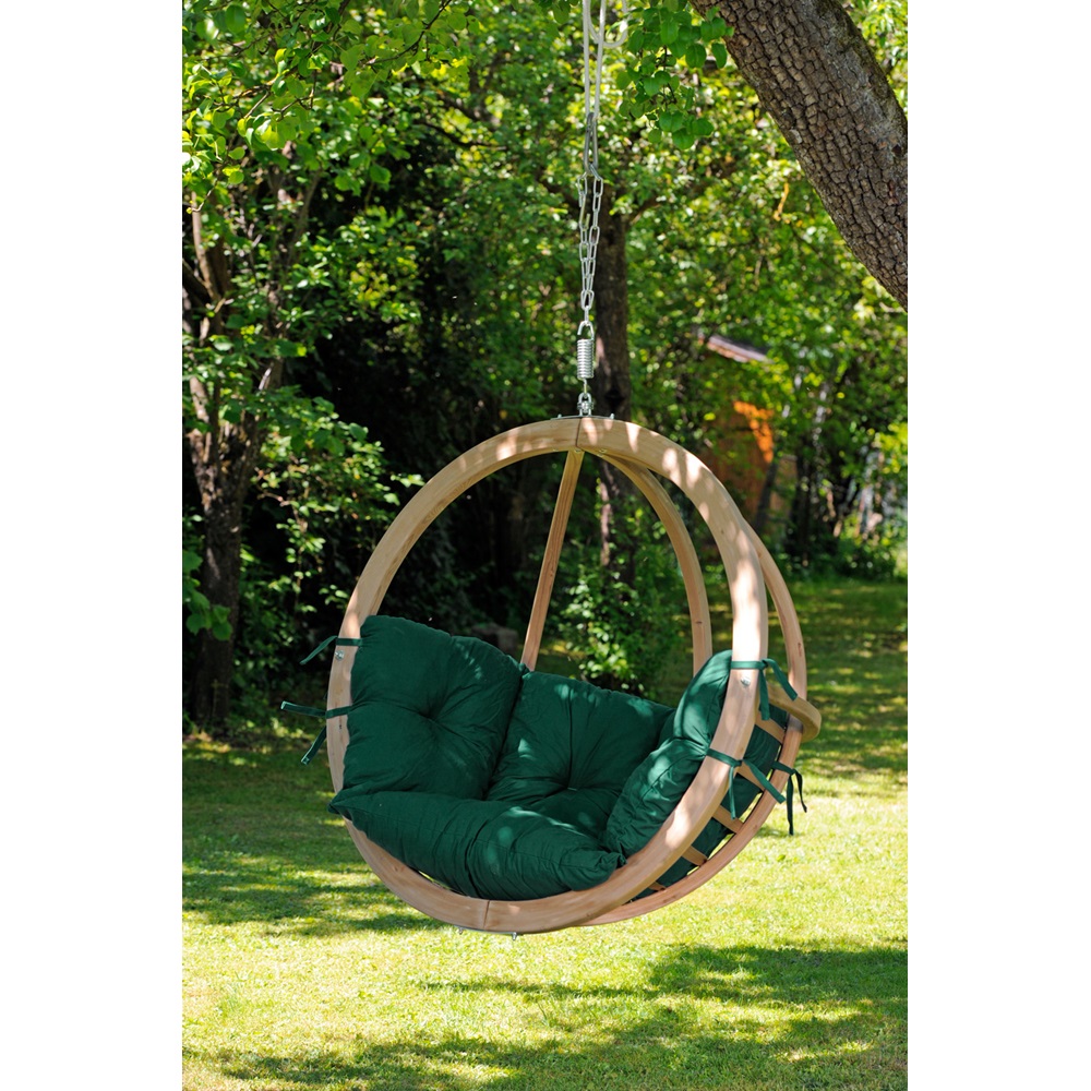 Globo Hanging Chair In Green - Garden Furniture | Cuckooland